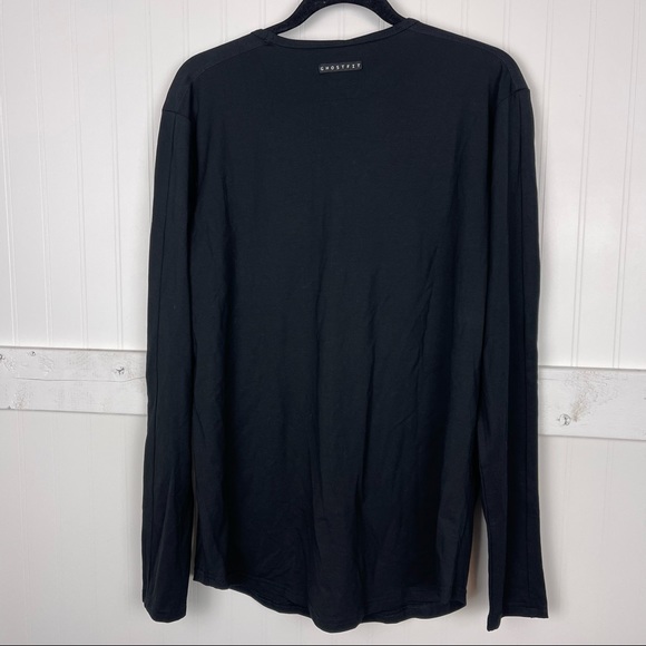 NEW • GHOSTFIT Legacy Long Sleeved Athletic Shirt in Black - Picture 3 of 6